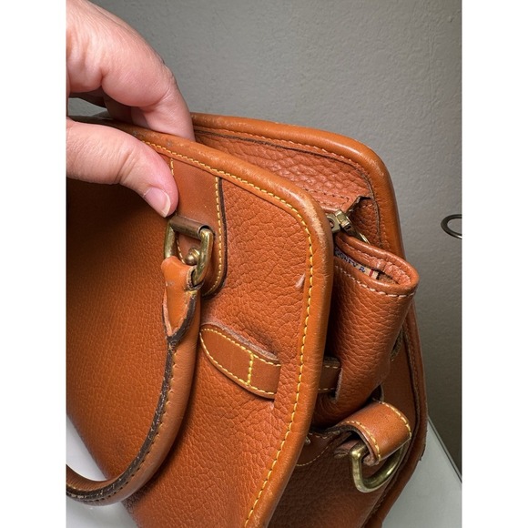 DOONEY & BOURKE Vintage Bag All Weather Leather Satchel 2Way USA 80s 90s Brown** - Picture 13 of 16